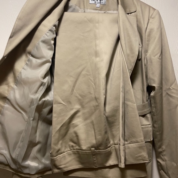 NYP Belted Stretch Pants Suit set, NWT - Picture 3 of 4